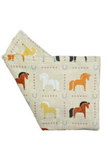 Pony Palisade Throw Blankets