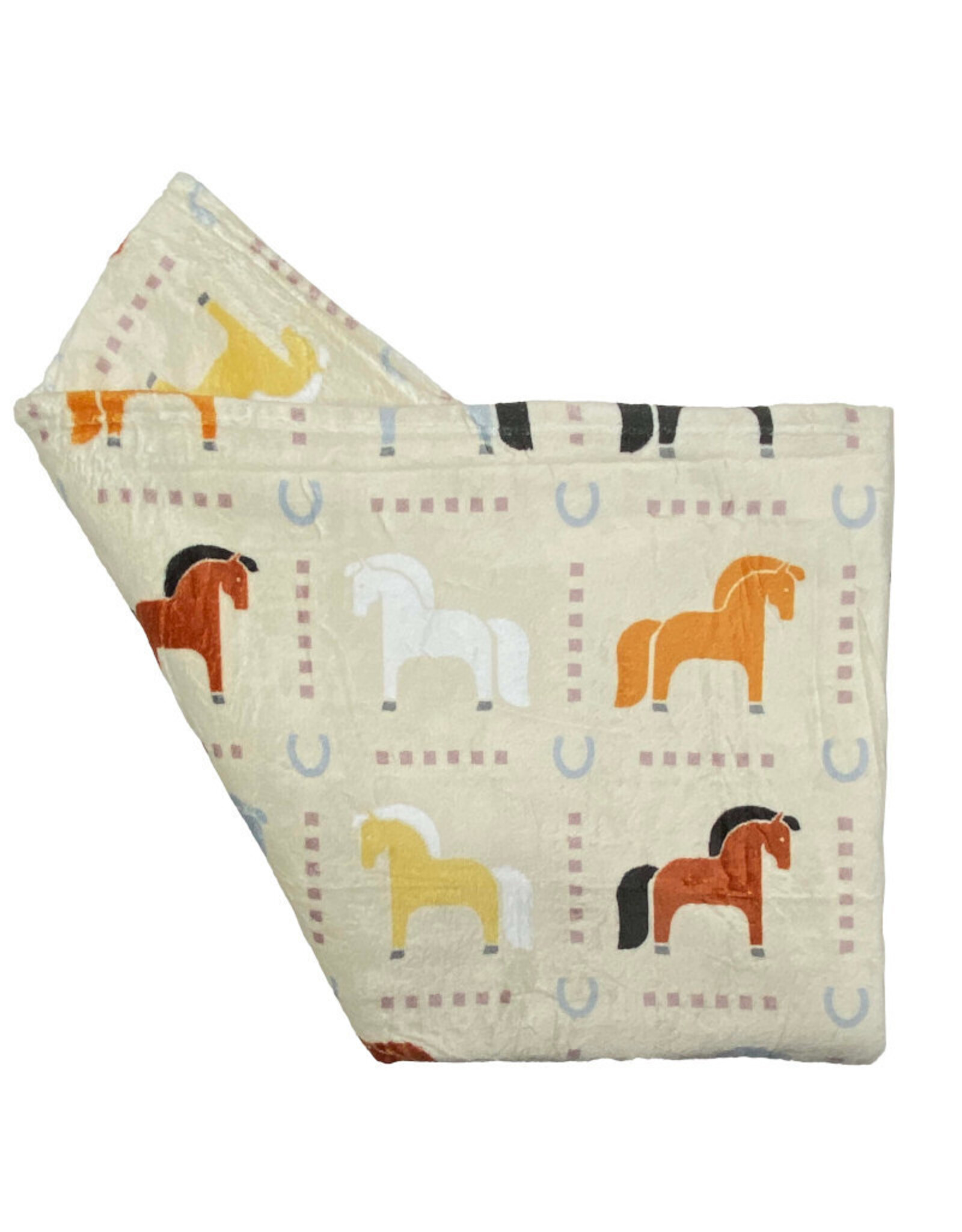Pony Palisade Throw Blankets