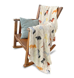 Pony Palisade Throw Blankets