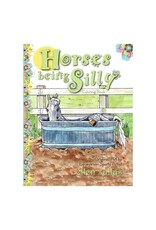 Horses Being Silly Coloring Book