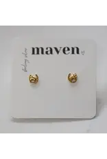 Maven 'barn' Horseshoe Stud Earrings
