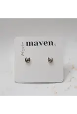 Maven 'barn' Horseshoe Stud Earrings