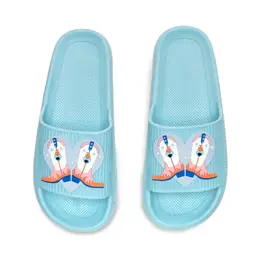 Living Royal Quick Dry Pool Slide Sandals Cowgirl Boots Teal