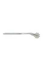 Quick On Iron Chrome Plate Spurs with 1-1/2" Shank