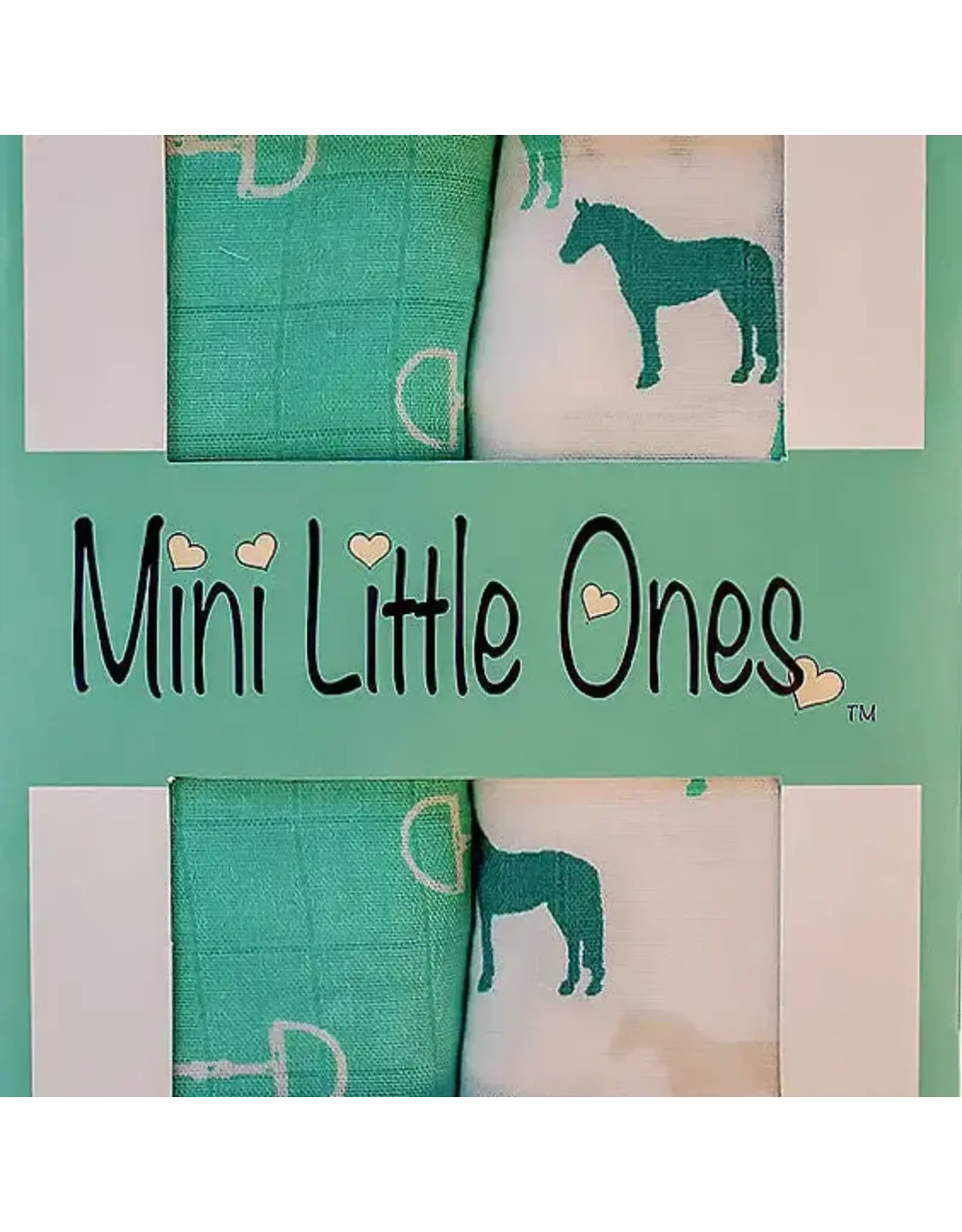 Kathryn Lily Equestrian Mini Little Ones Baby Swaddles