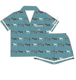 Kathryn Lily Equestrian Pony Model Pajamas