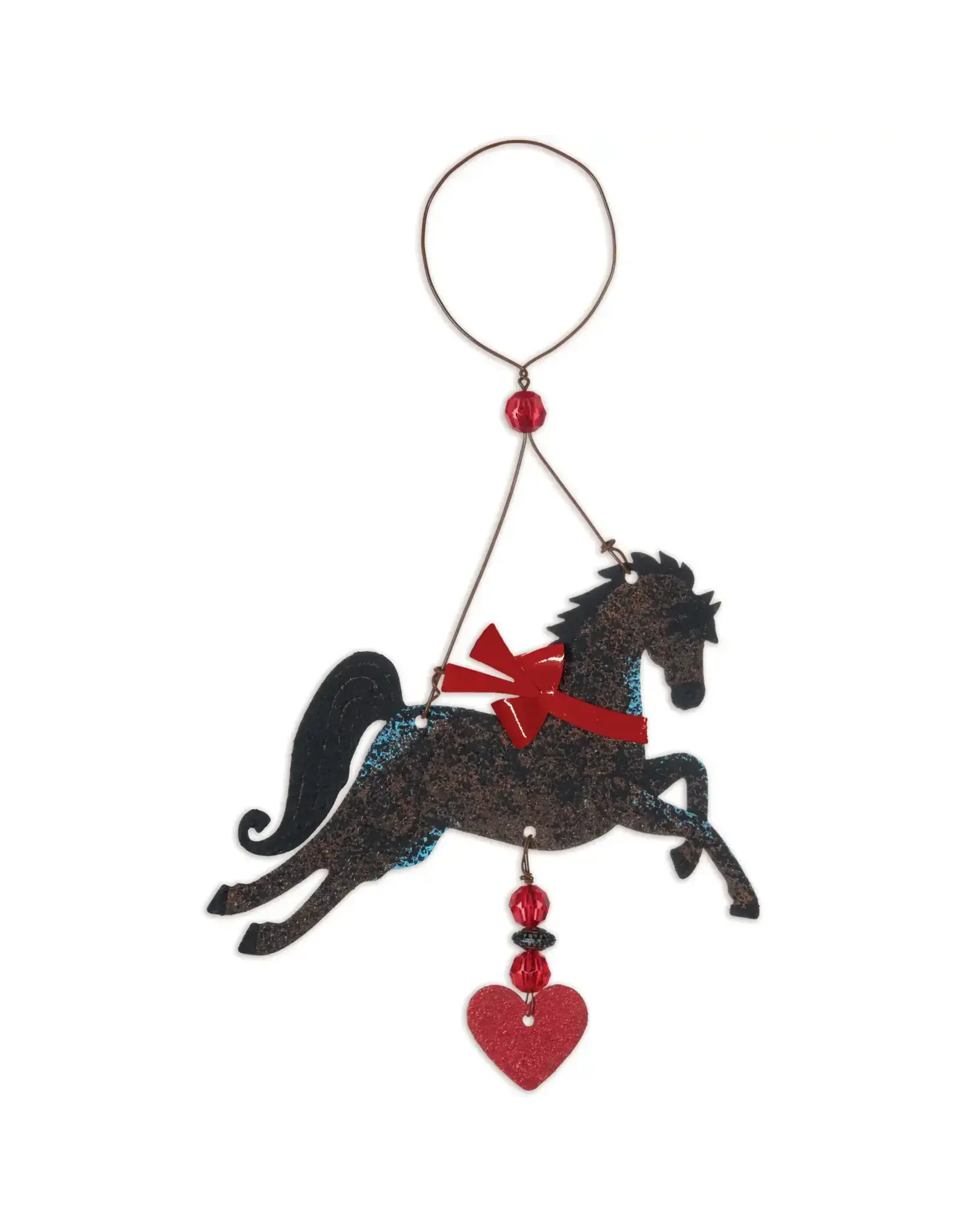 "Derby", Brown Horse Ornament