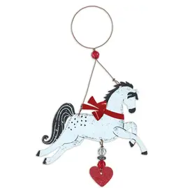 "Winter" Stallion Ornament