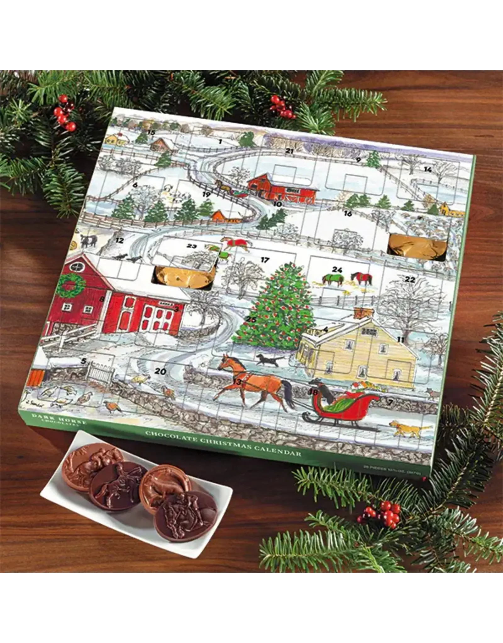 Harbor Sweets A Horse-Drawn Holiday Advent Calendar - 26 pc.