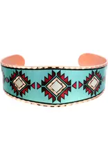 Copper Arts Inc. BA 21 Turquoise Color Native Bracelet