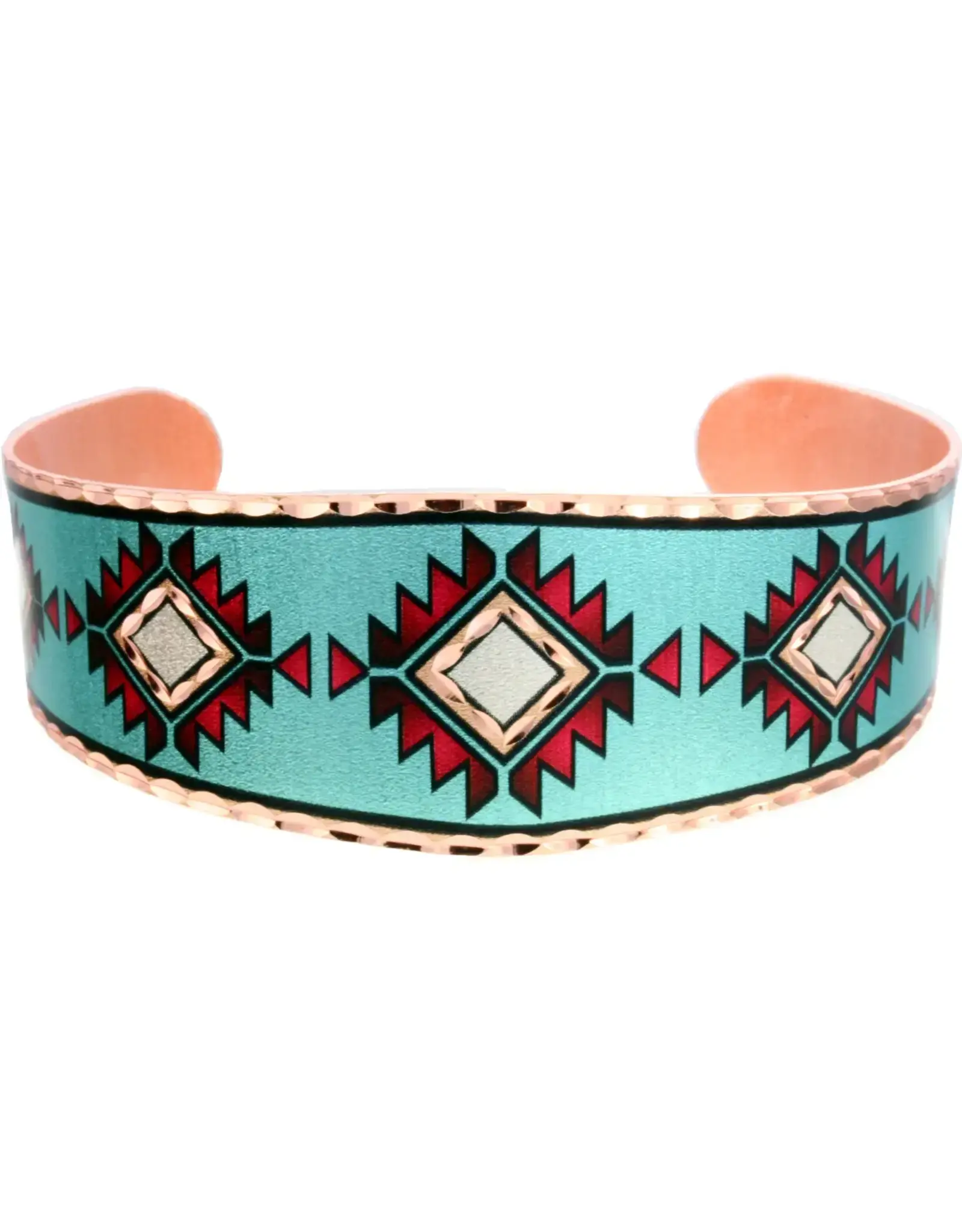 Copper Arts Inc. BA 21 Turquoise Color Native Bracelet