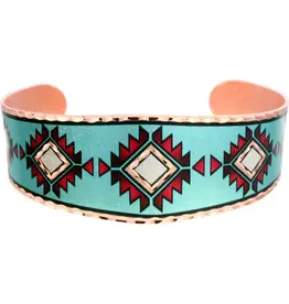 Copper Arts Inc. BA 21 Turquoise Color Native Bracelet