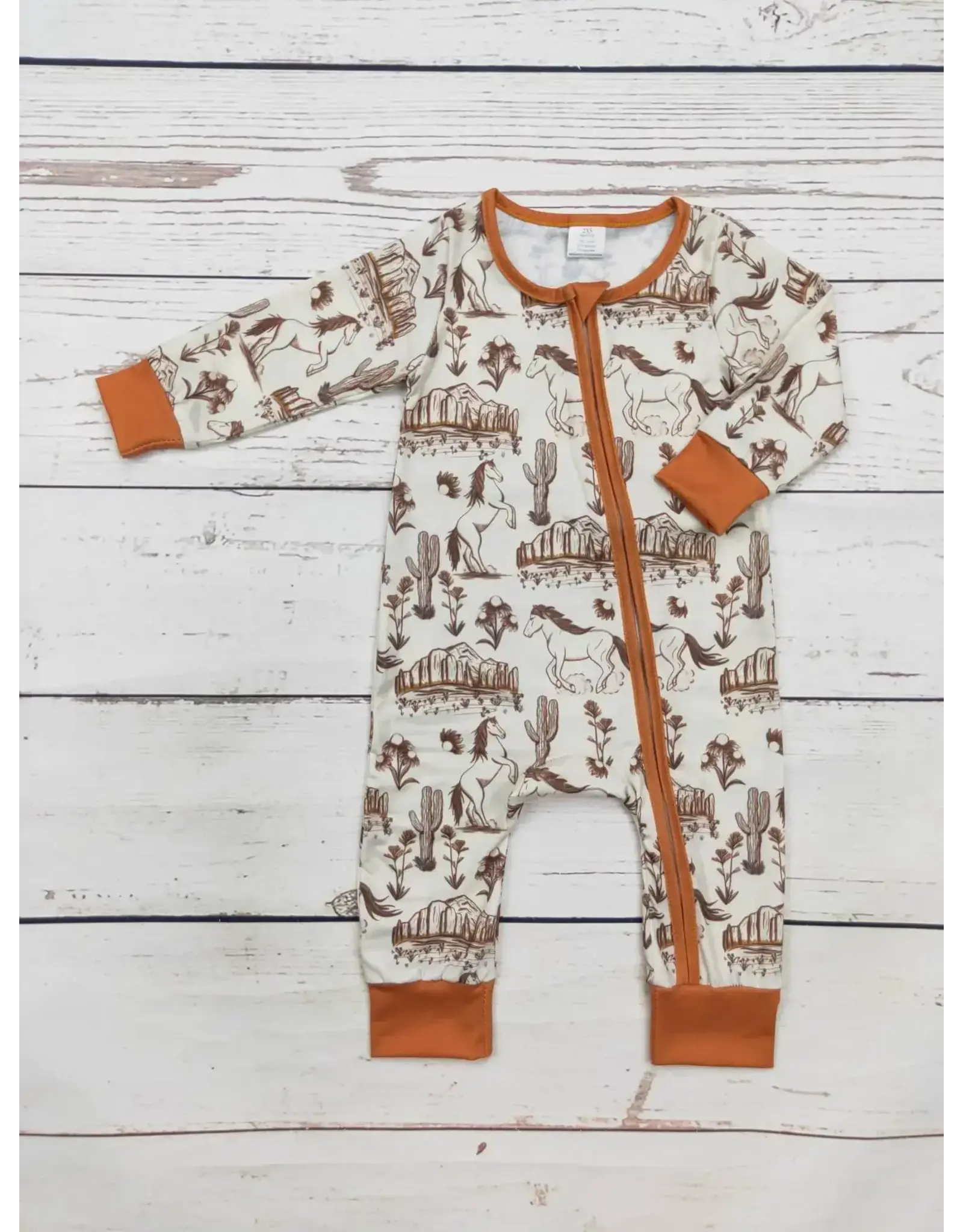 Copy of Baby Horse Printed Bubble 12-18M