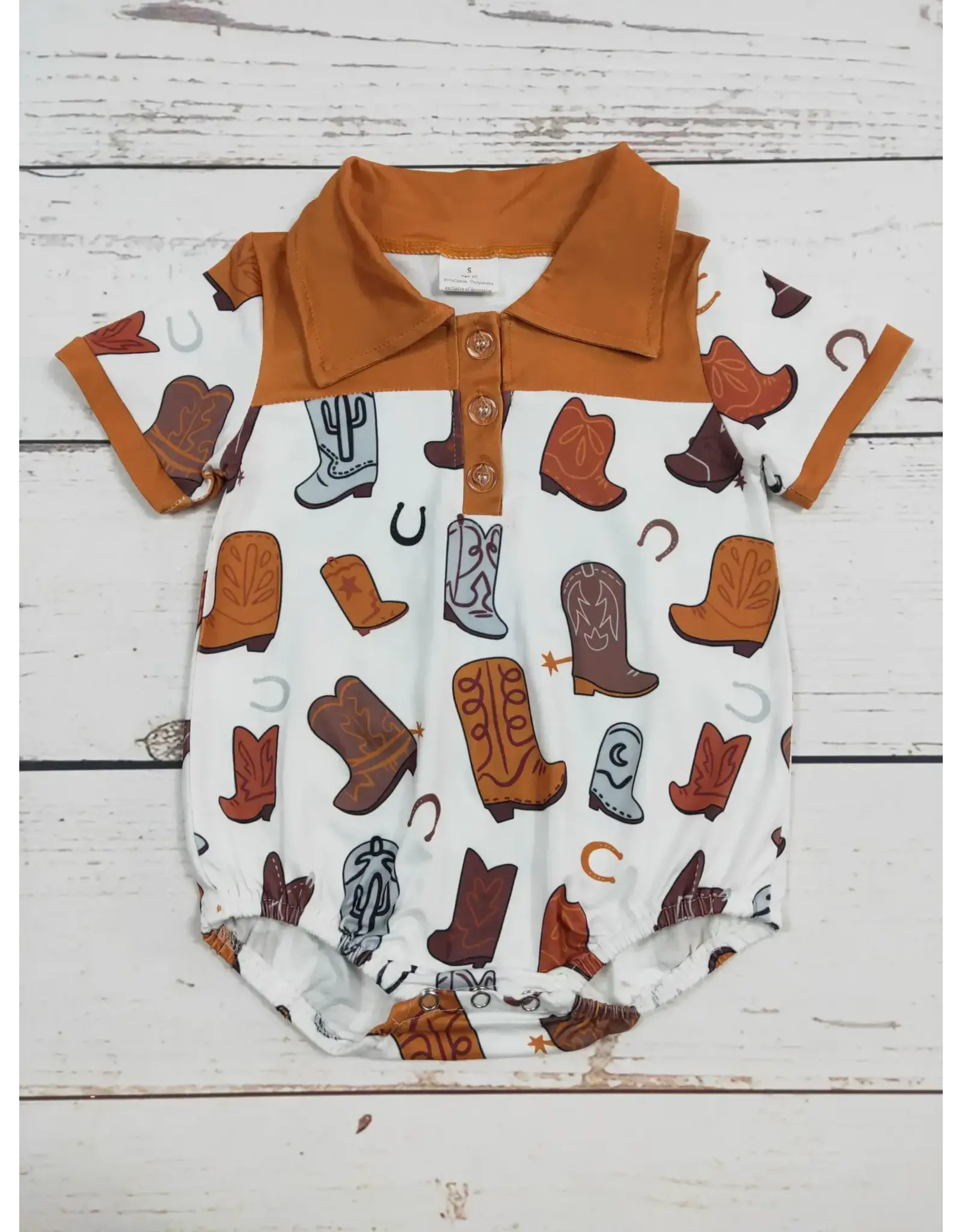 Copy of Baby Western Rodeo Zip Sleeper 12-18M