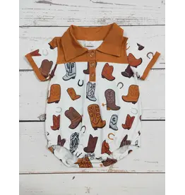 Copy of Baby Western Rodeo Zip Sleeper 12-18M