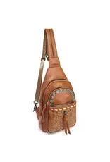 Copy of Brown Fringe Western Sling Bag