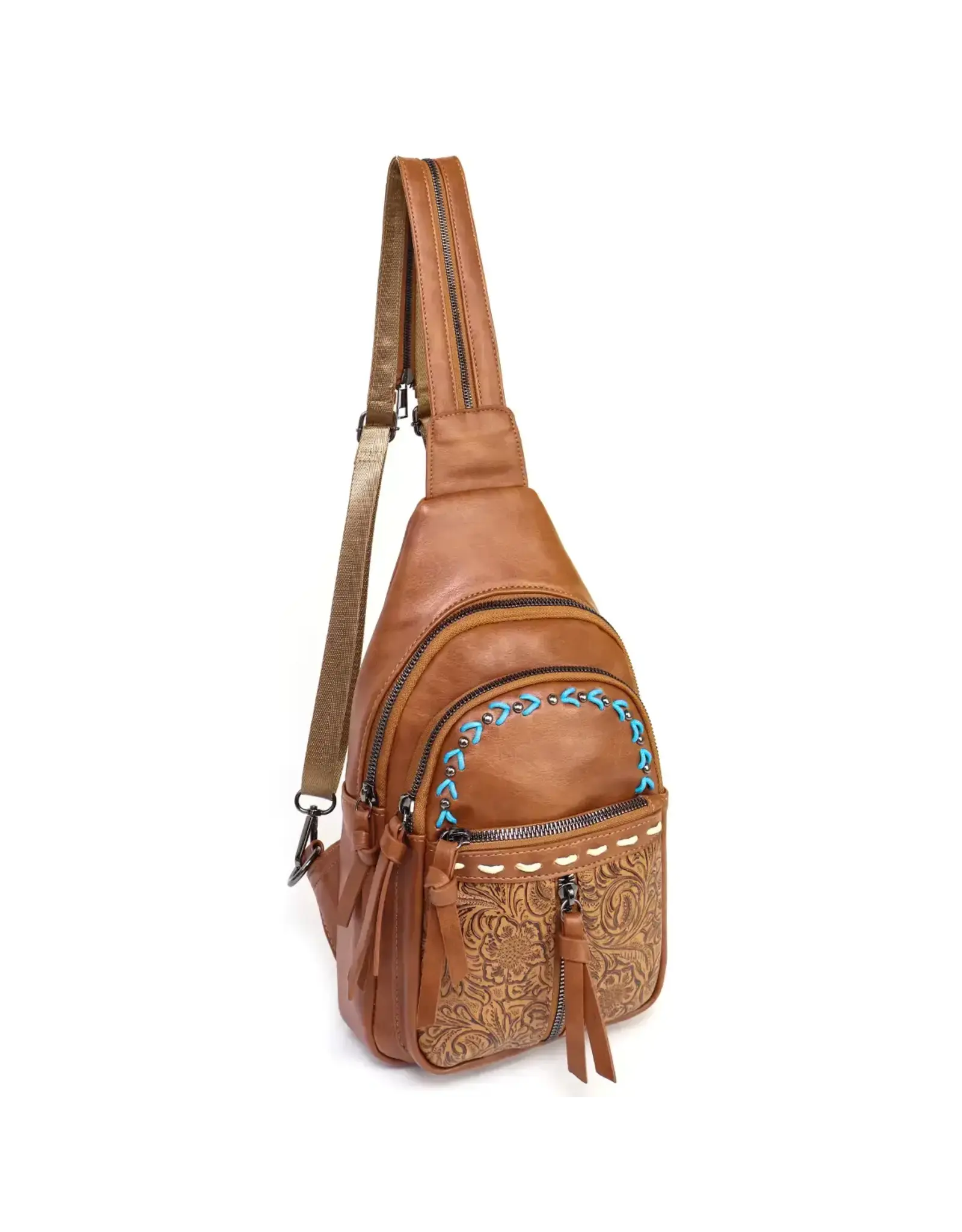 Copy of Brown Fringe Western Sling Bag
