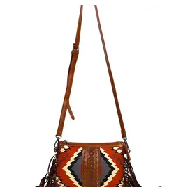 Copy of Brown Women Western Sling Bag Zippered
