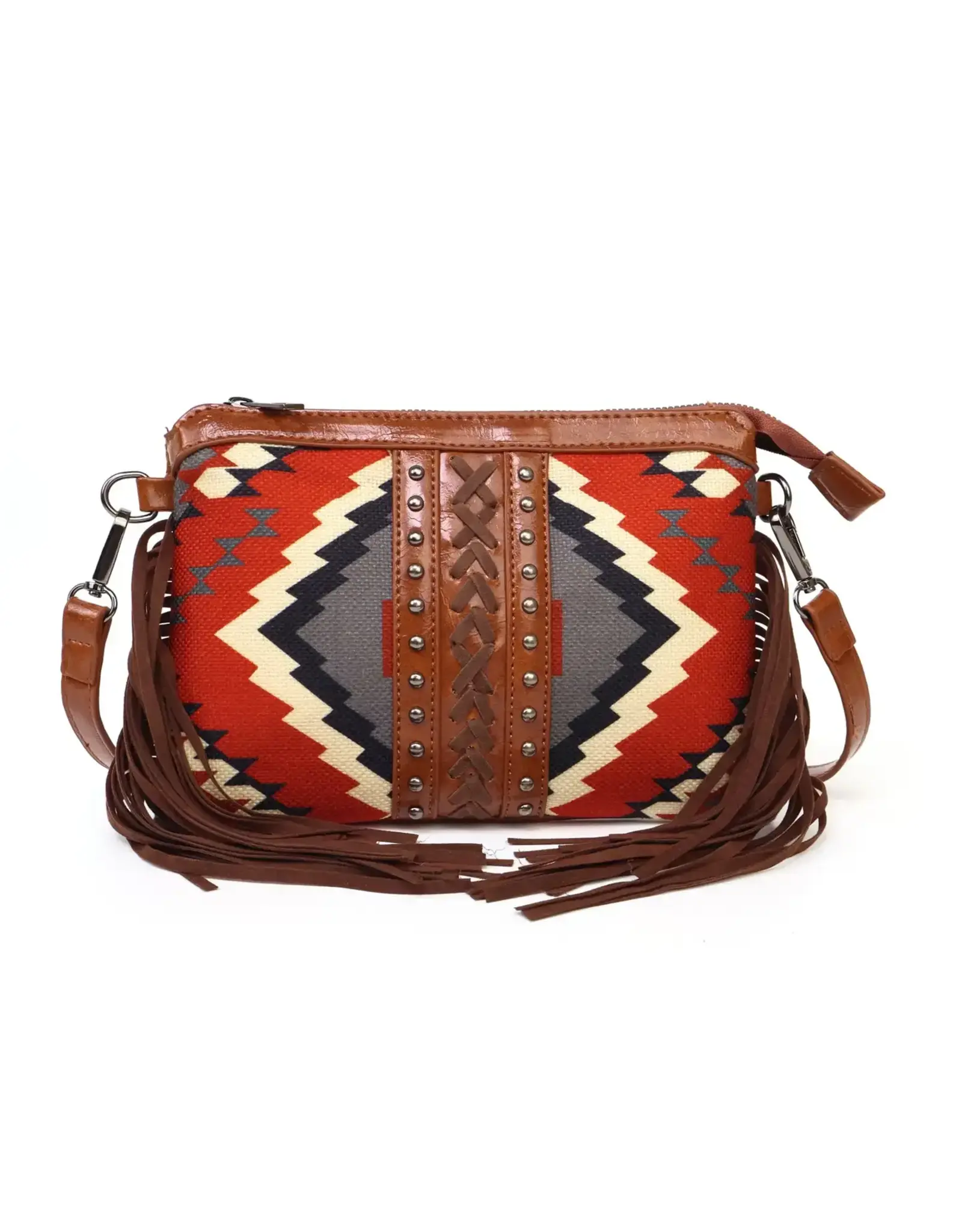 Copy of Brown Women Western Sling Bag Zippered