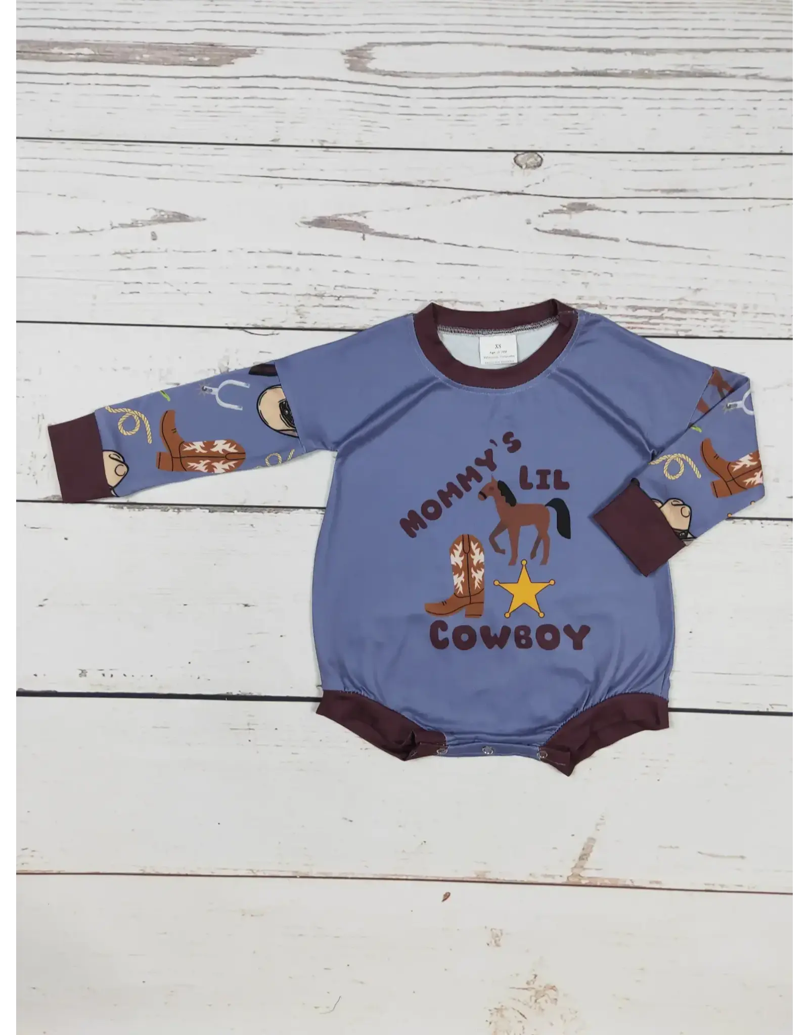 Mommy's Lil Cowboy Bubble 12-18M