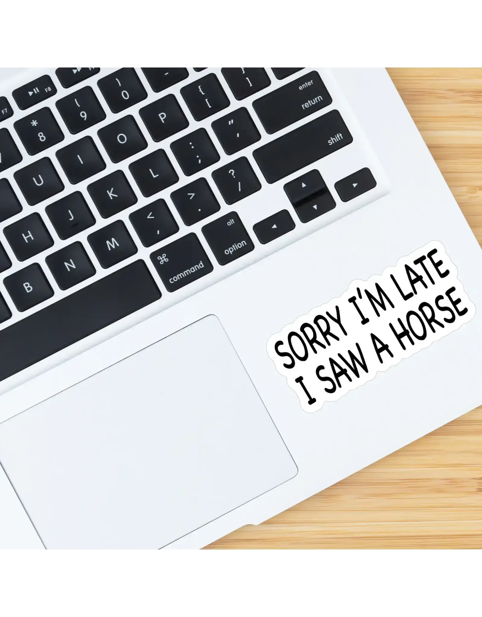 Equestrian Horse Sticker -Waterproof- Saw A Horse