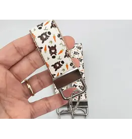 Vegan Leather Equestrian Keychain