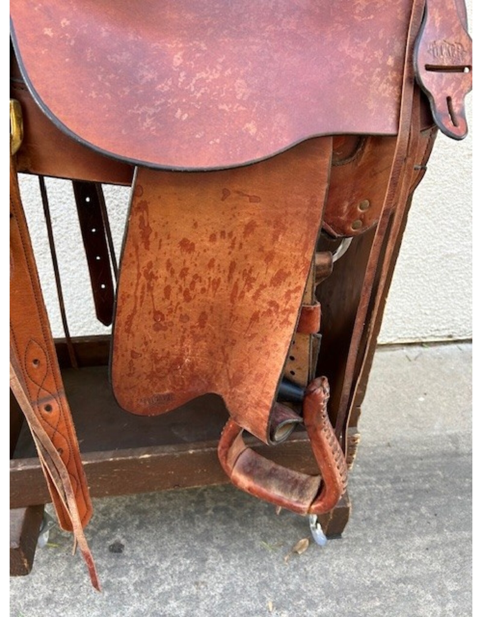 Tucker High Plains 260 Style 15.5" Seat, Wide Tree