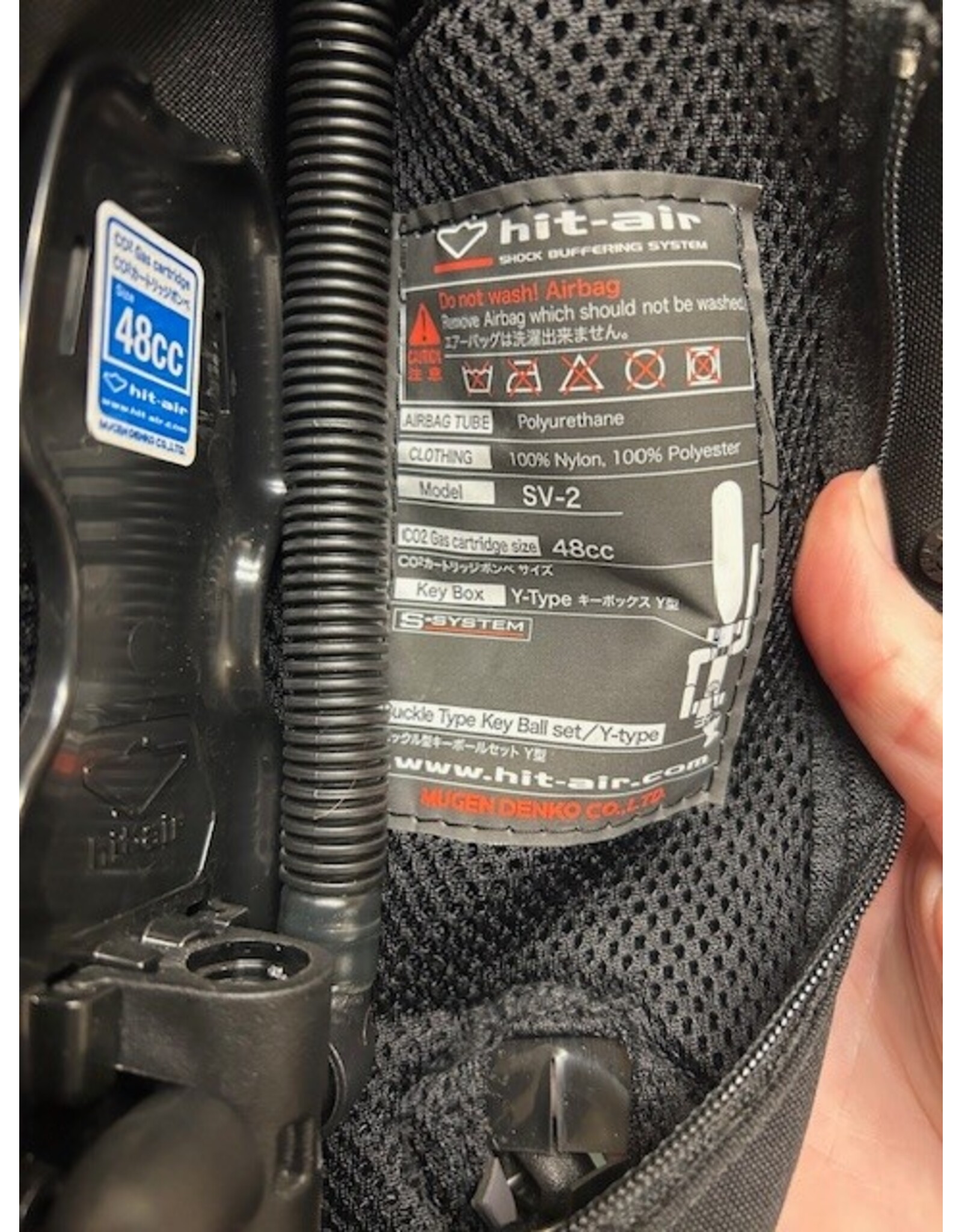 Hit Air Vest SV-2 Black Size Small