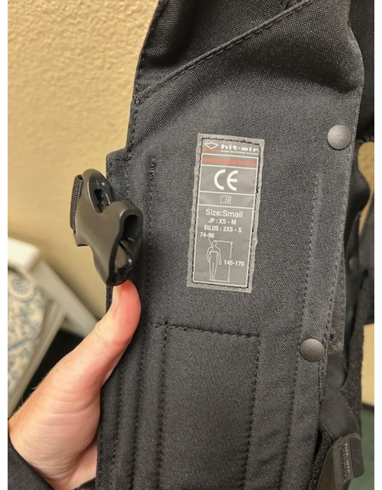 Hit Air Vest SV-2 Black Size Small