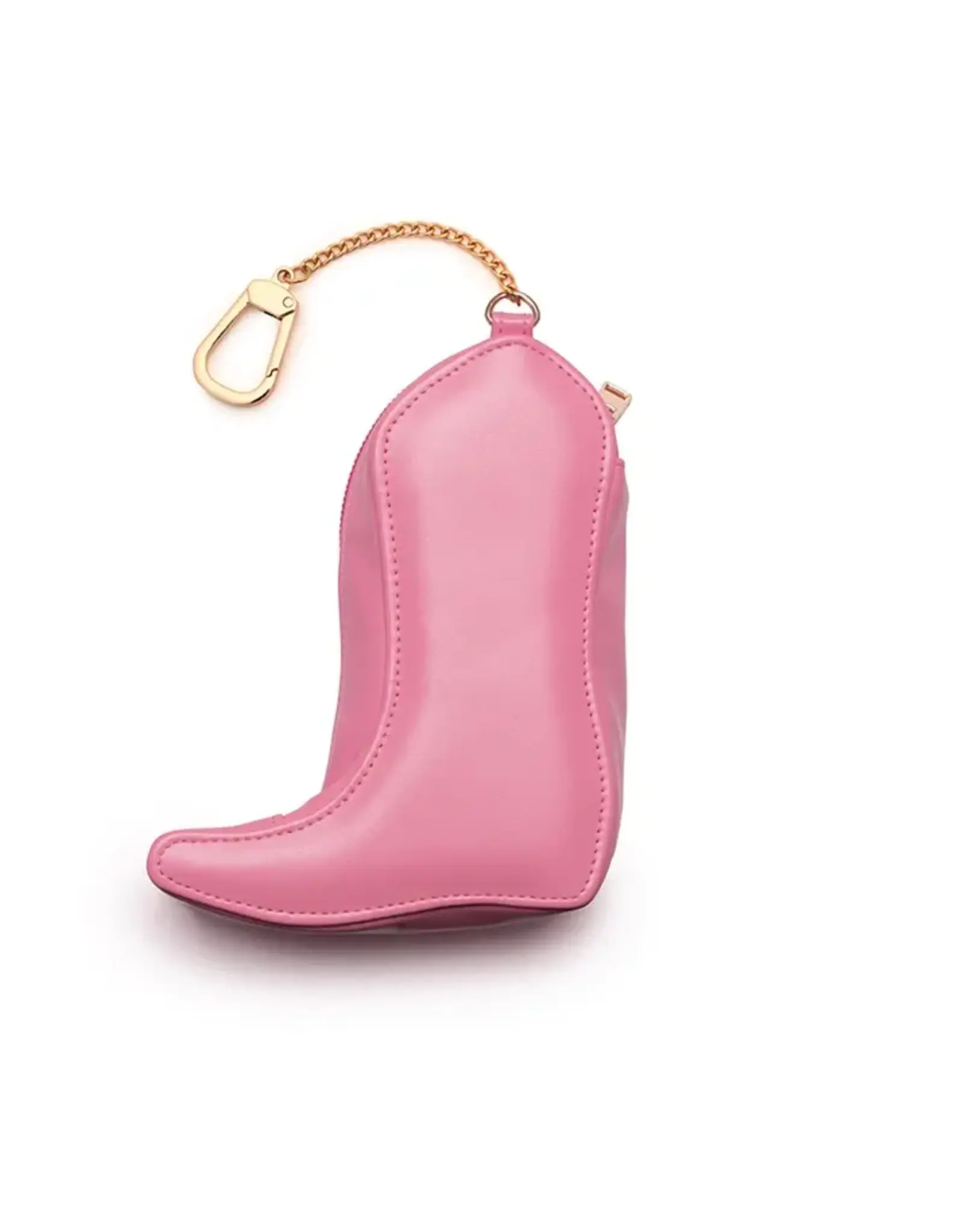 Living Royal 2-in-1 Bag Charm & Reusable Shopper Bag - Pink Cowgirl Boot