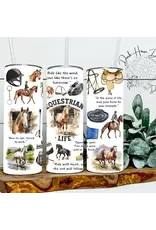 Dark Horse Dream Designs Copy of Aztec Western Horseshoe Tumbler