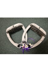 Flex-On Safe-On Stirrups Grey 4.5"