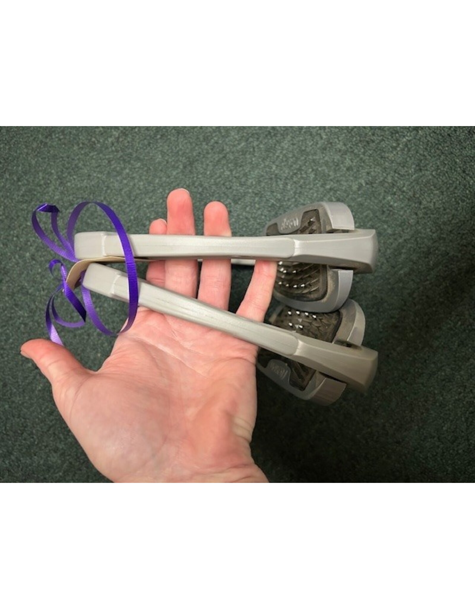 Flex-On Safe-On Stirrups Grey 4.5"