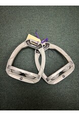 Flex-On Safe-On Stirrups Grey 4.5"