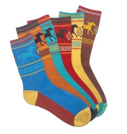 Desert Horse Adult Crew Socks Ladies