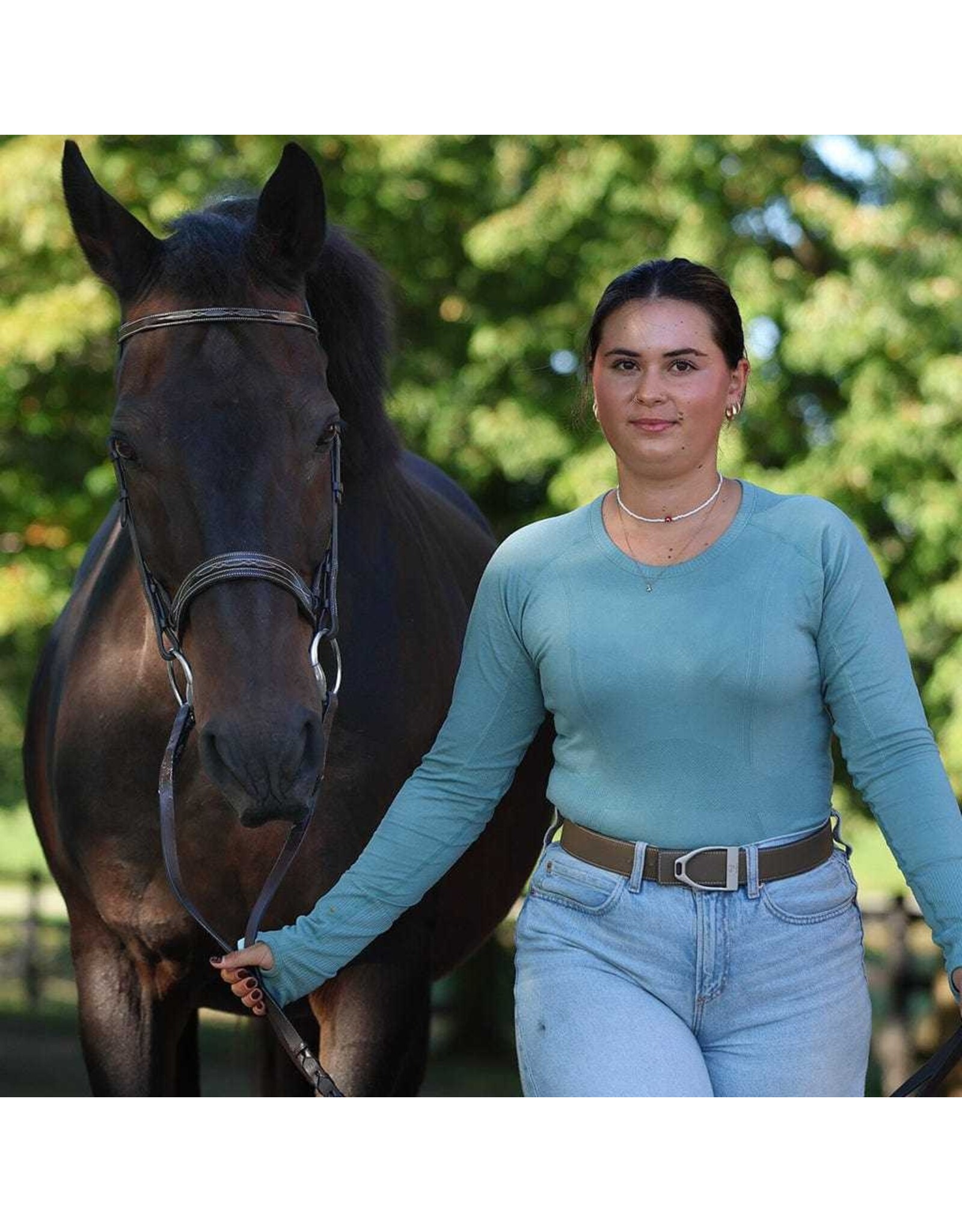 TackHack Equitation Tech Long Sleeve Top