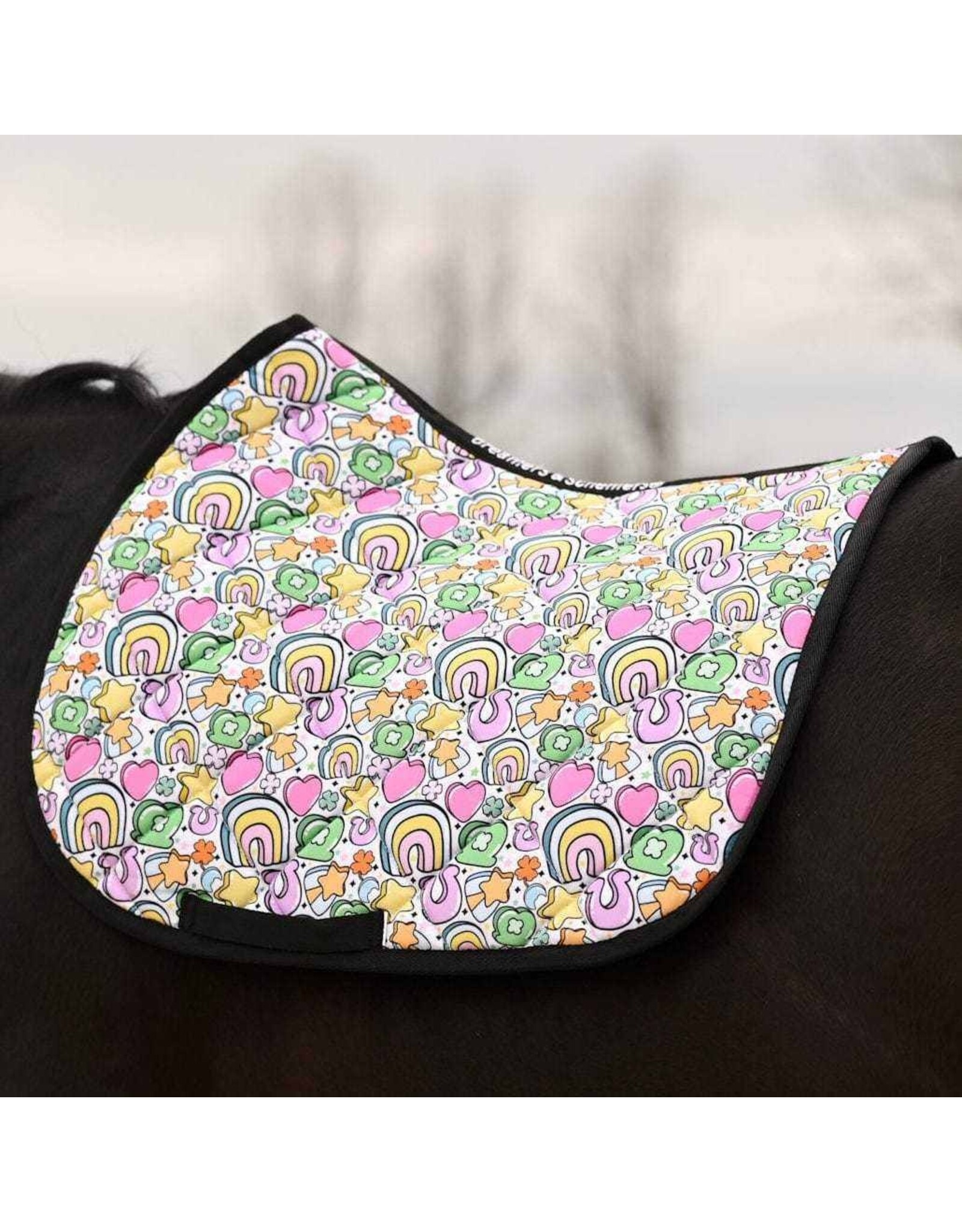Dreamers and Schemers Saddle Pad AP Full O Luck Pony