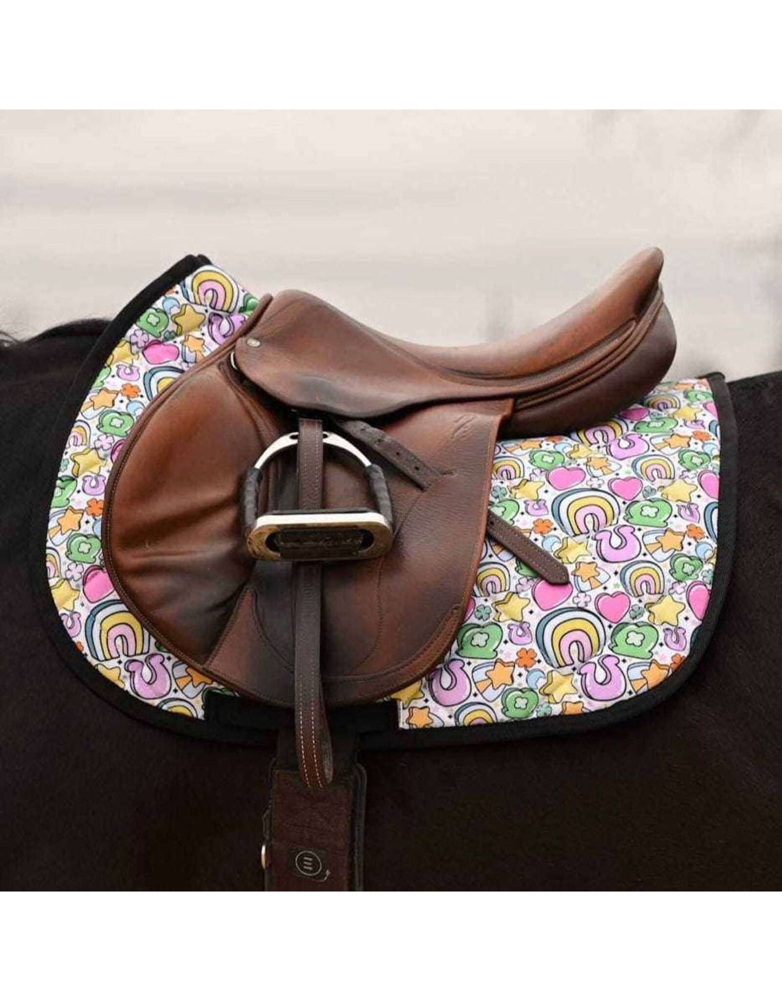Dreamers and Schemers Saddle Pad AP Full O Luck Pony