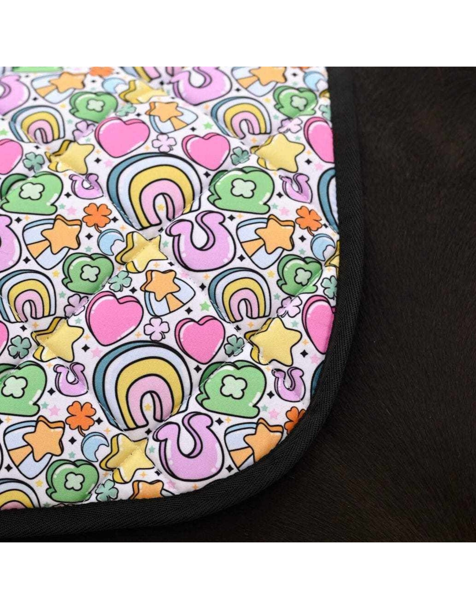 Dreamers and Schemers Saddle Pad AP Full O Luck Pony