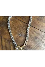 Westrian Stainless Steel Equestrian Snaffle Bit Two Tone Necklace