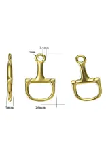 Westrian Stainless Steel Equestrian Snaffle Bit Two Tone Necklace