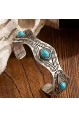 Imitation Turquoise Cuff Bracelet