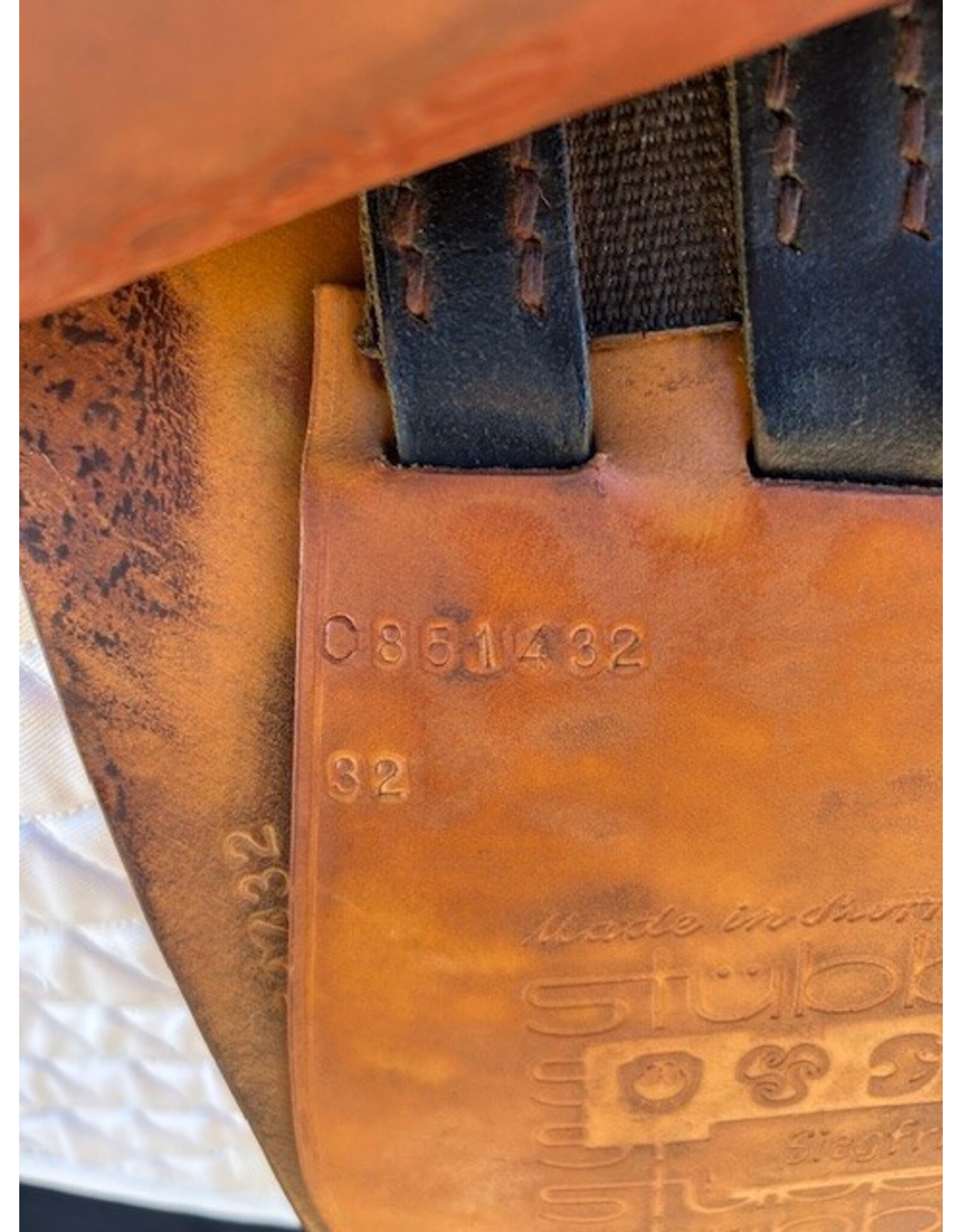 Stubben Siegfried AP Saddle 18" Seat 5.5" Gullet