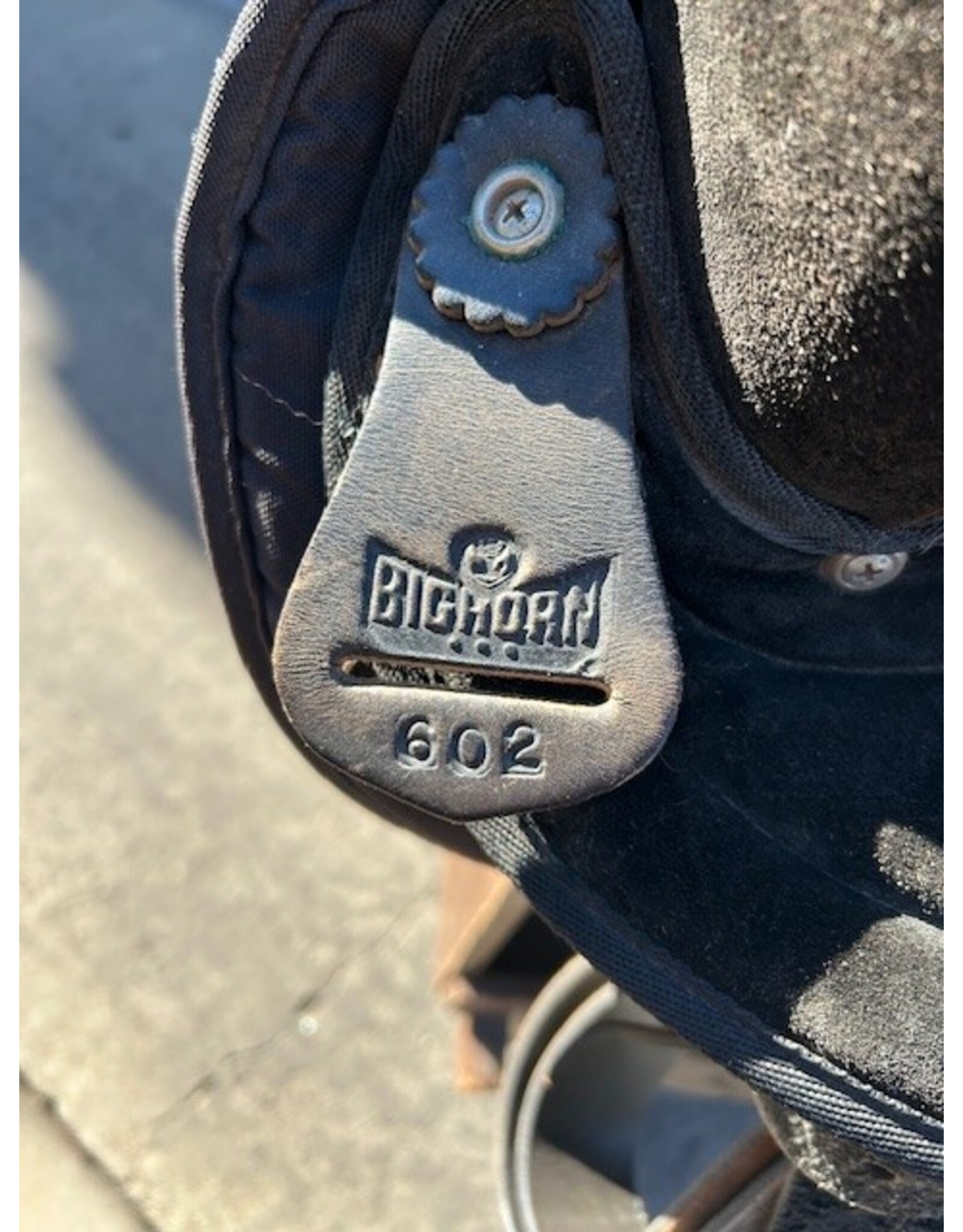 Big Horn Cordura Trail Saddle 602 17" Semi-Quarter Horse Bars