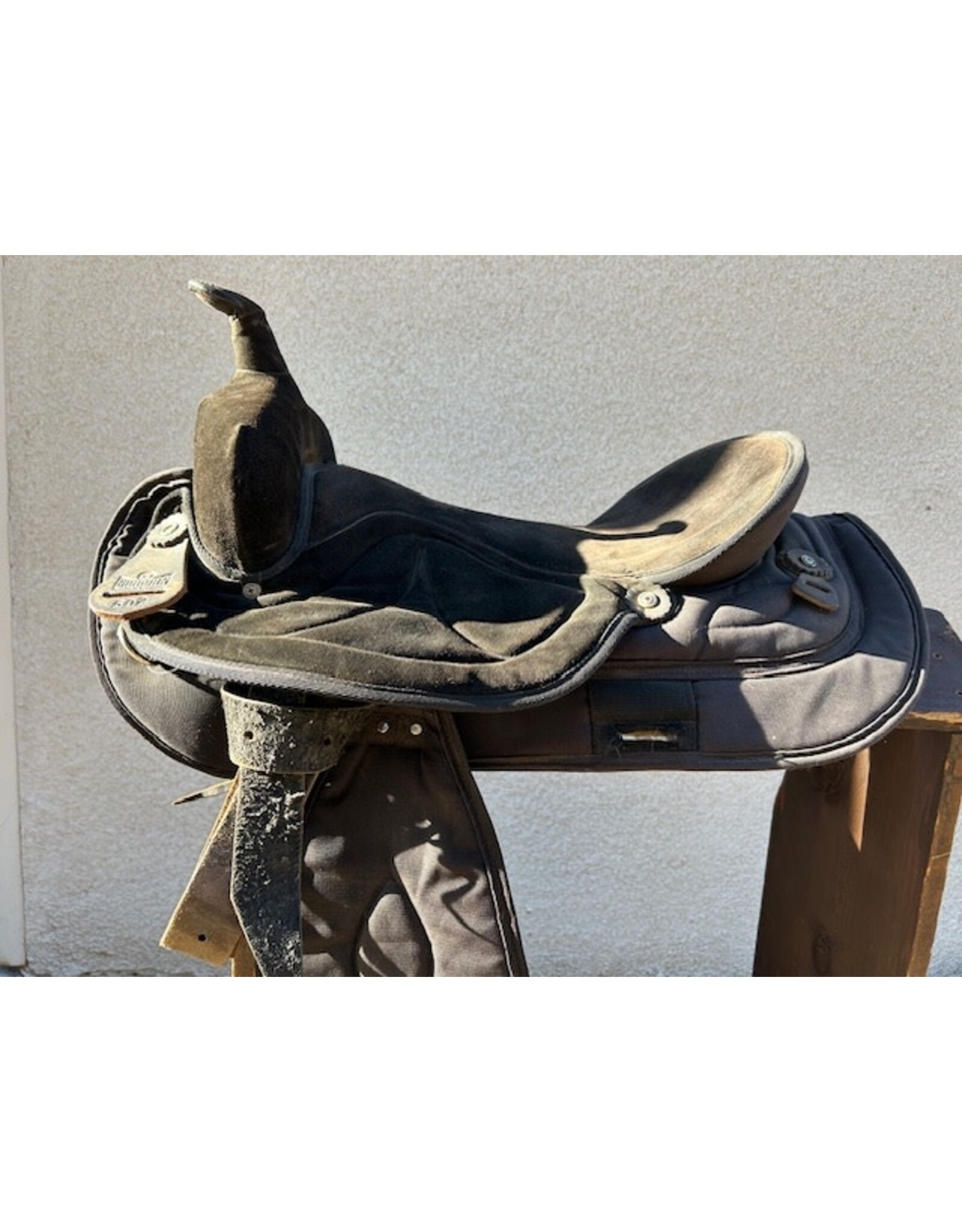 Big Horn Cordura Trail Saddle 602 17" Semi-Quarter Horse Bars