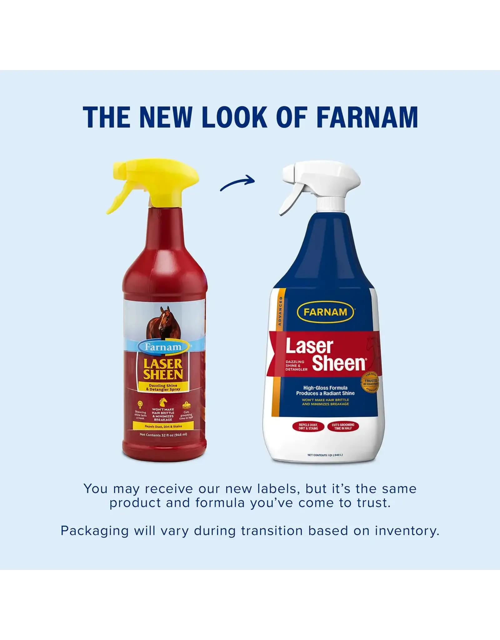 Farnam Laser Sheen w/ Spray 32 oz