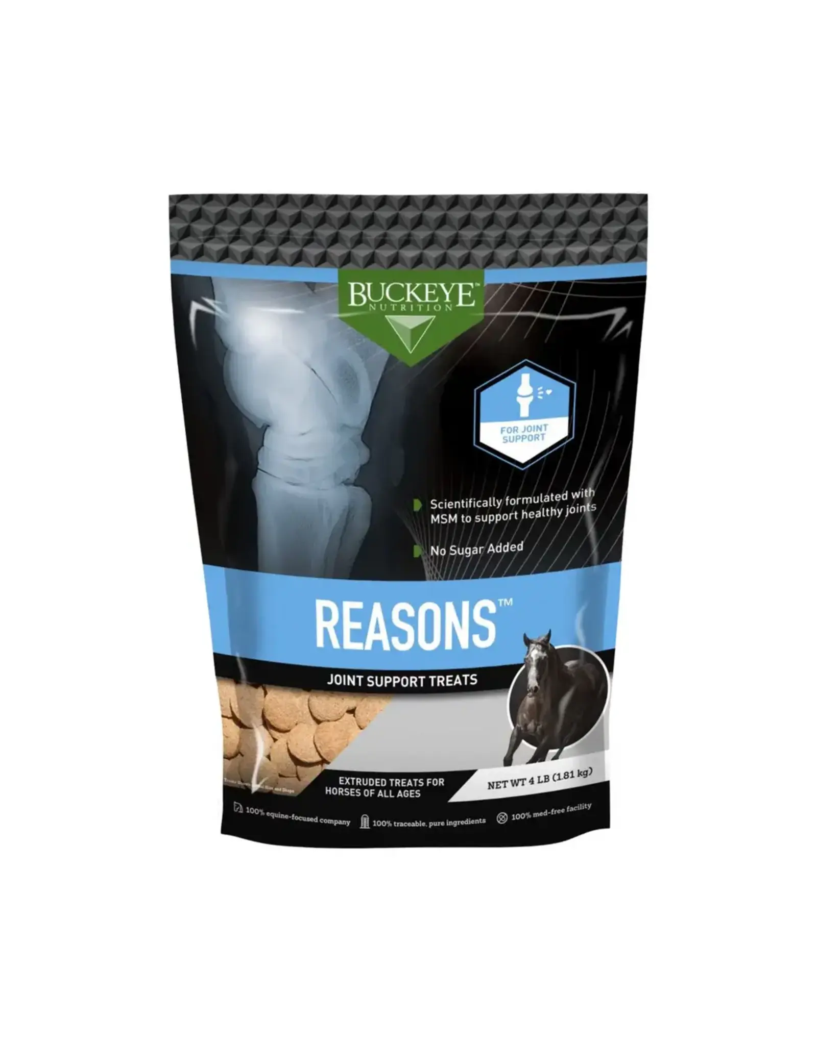 Buckeye Nutrition Reasons Horse Treats 4lbs