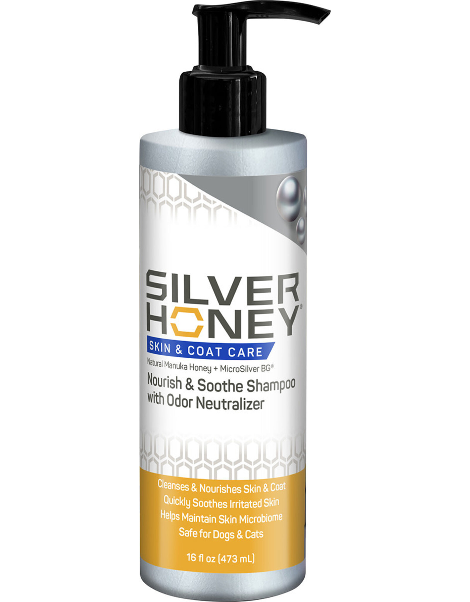 Silver Honey Skin & Coat Care Nourish & Soothe Shampoo with Odor Neutralizer 16-fl oz