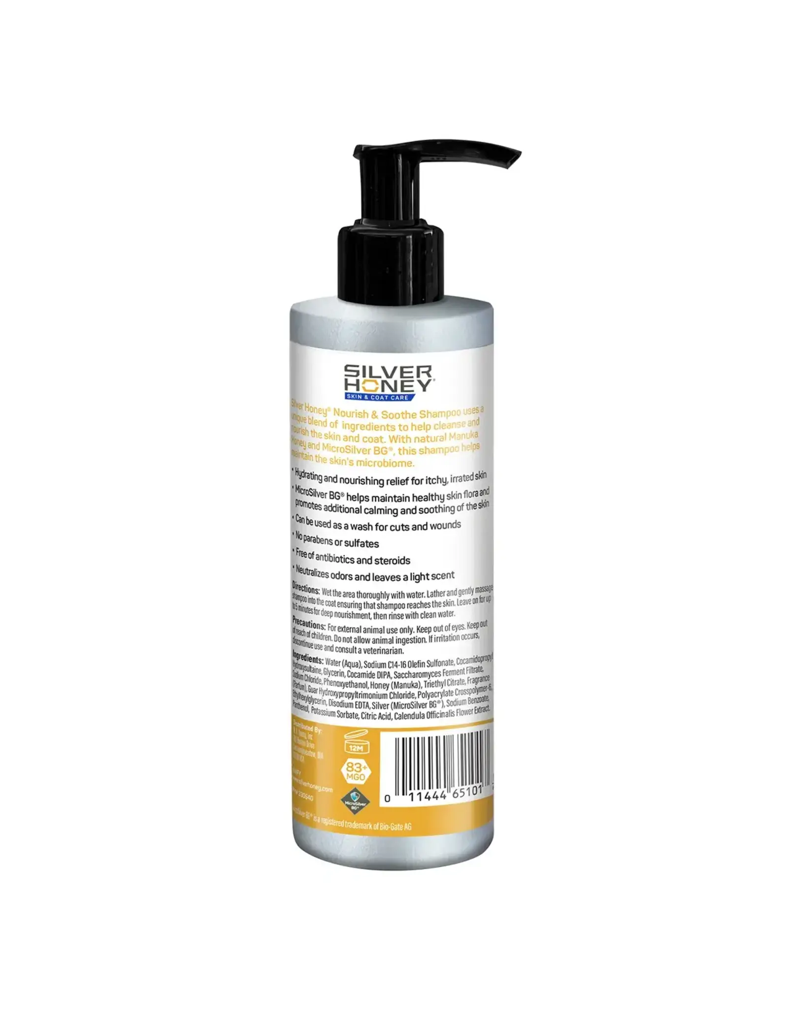 Silver Honey Skin & Coat Care Nourish & Soothe Shampoo with Odor Neutralizer 16-fl oz