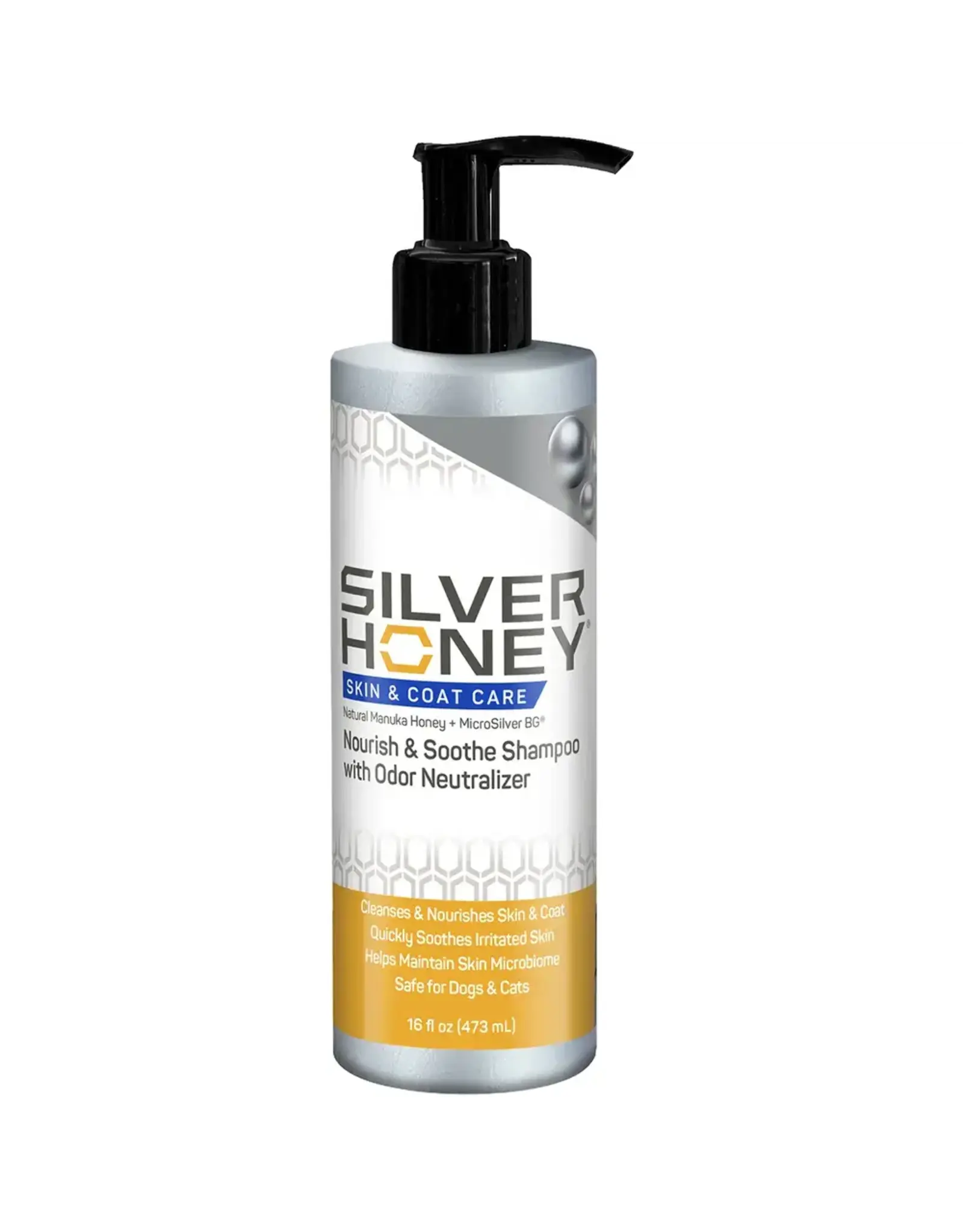 Absorbine Silver Honey Skin & Coat Care Nourish & Soothe Shampoo with Odor Neutralizer 16-fl oz